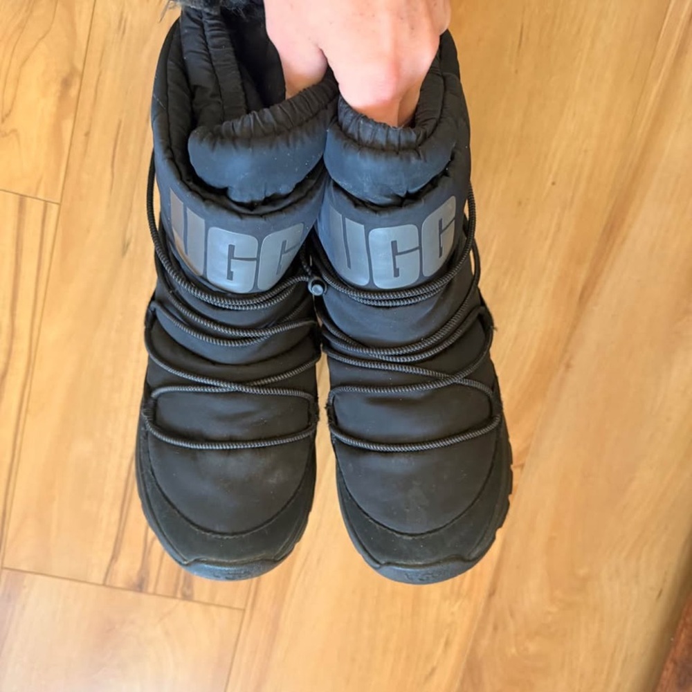 UGG Yose Puffer Black Snow Boots
